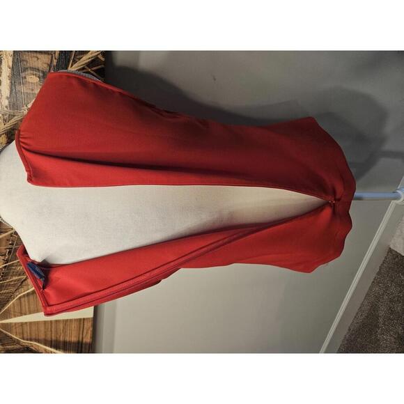 Elegant Doncaster Red Blouse - Size 6 - Picture 5 of 7